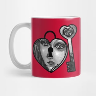 Lock and key Mug